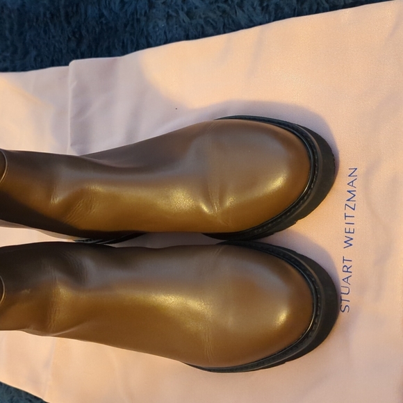 Stuart Weitzman Donna-to-the-Knee Boots Expresso 10B - Picture 4 of 10
